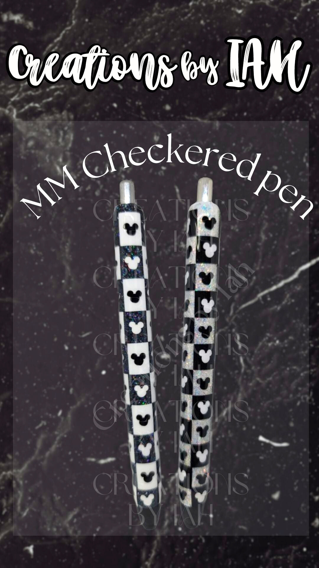 MM Checkered pen