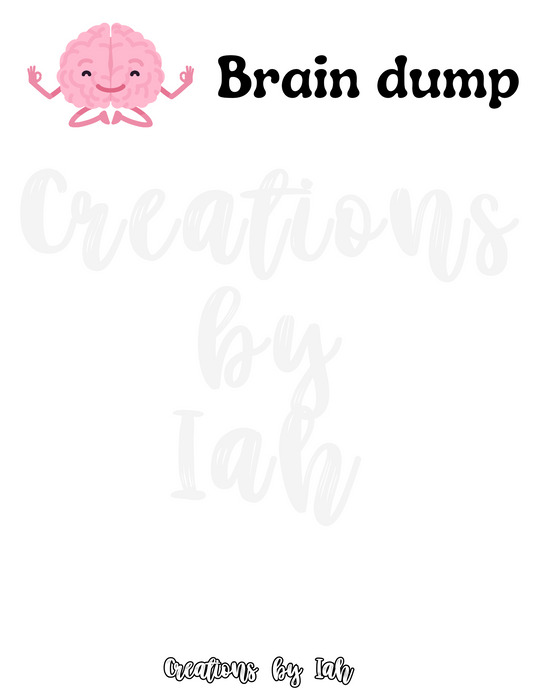 Brain Dump Notepad