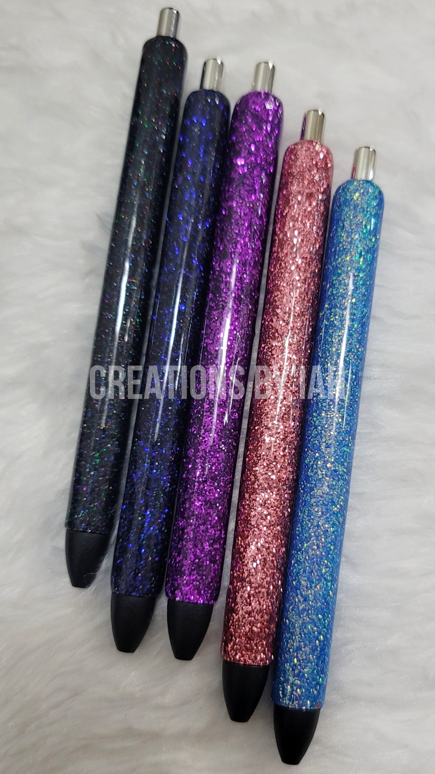 Solid glitter pen